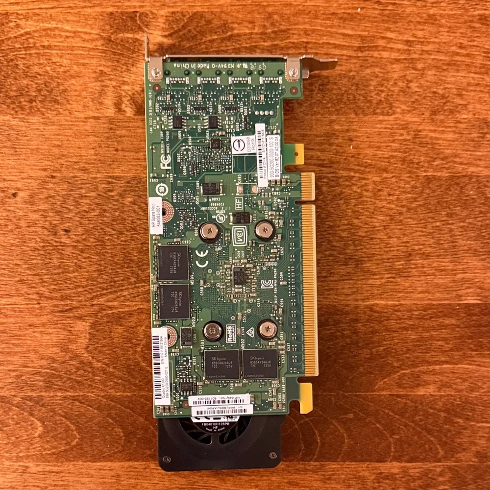 NVIDIA Quadro Graphics Card - Black with Green Accents